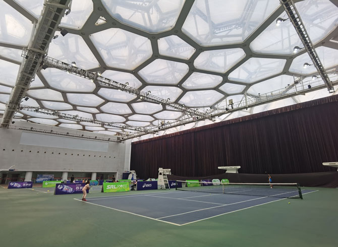 國(guó)家游泳中心：水立方網(wǎng)球場(chǎng)